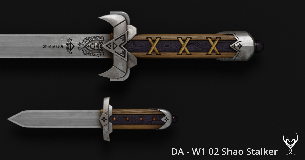 DA W1 02 Shao Stalker - Sword and Dagger with Sheath