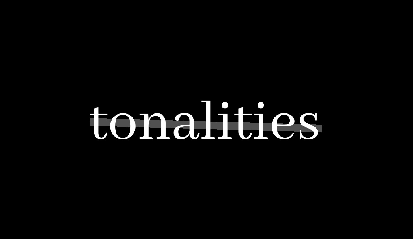 Tonalities (Jam Version)