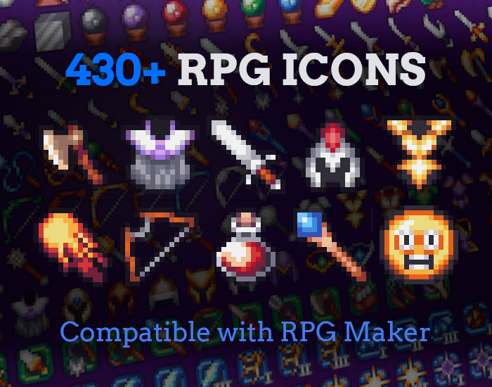 New icons: Fishing - 430+ RPG Icons by zevumara