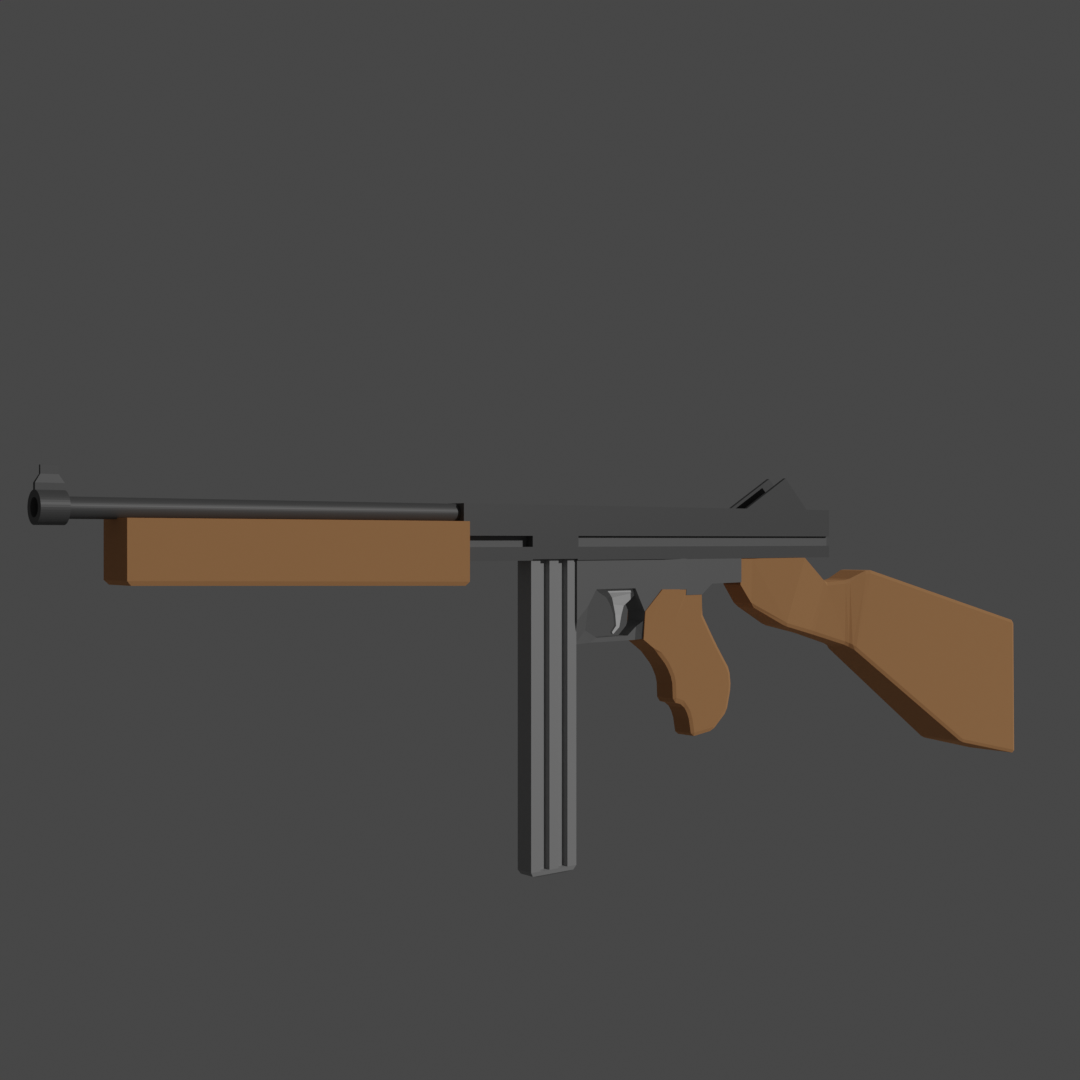 Thompson submachine gun by Mohd Salmi