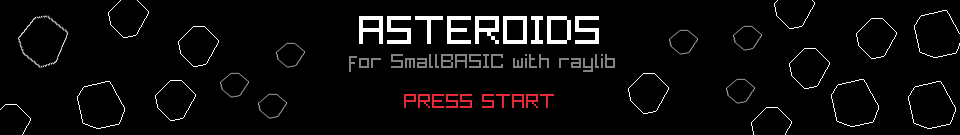 Asteroids for SmallBASIC