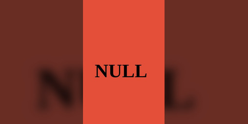 Cover image for Null