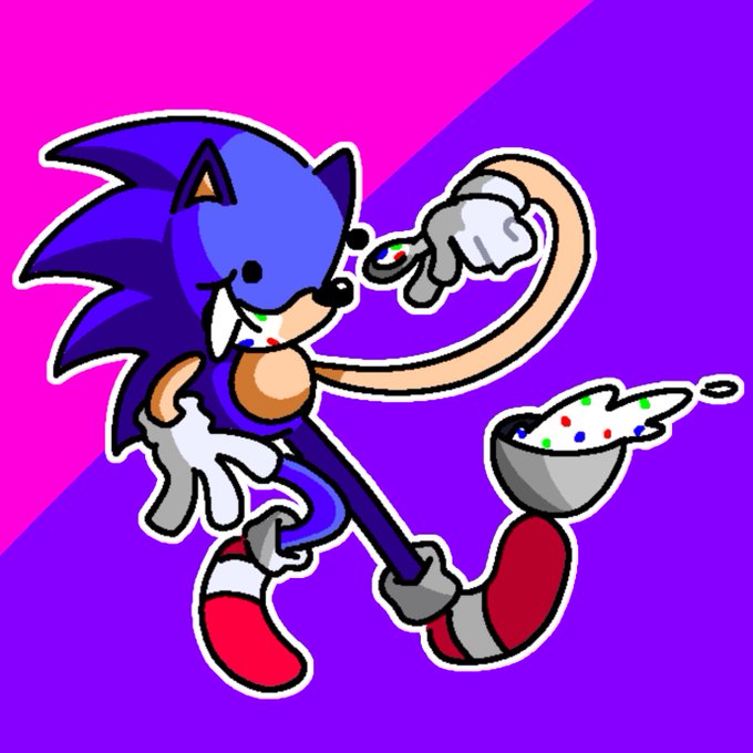 aradido drawings on Game Jolt: Sunky vs sanic