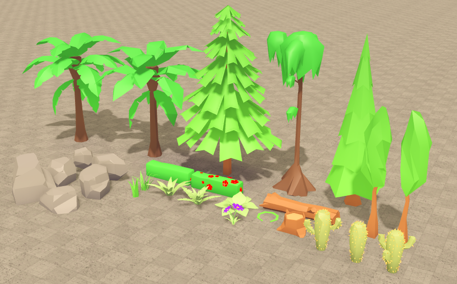 Roblox Nature Asset Pack (27 Assets)