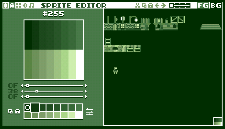 Begrænsninger Descent klippe Gameboy Original Color Palette!!! - TIC-80 community - itch.io