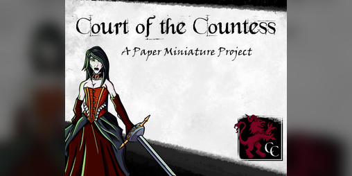Cover image for The Court of the Countess: A Paper Miniature Collection