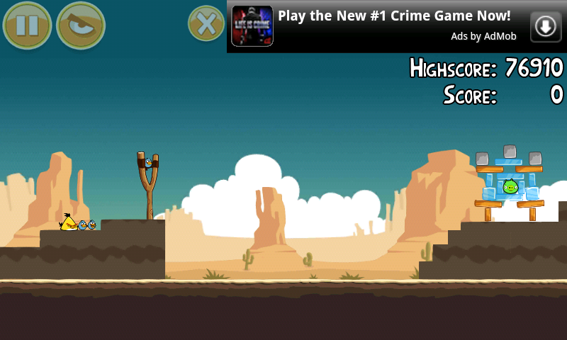 Angry Birds Gameplay Banner Ad