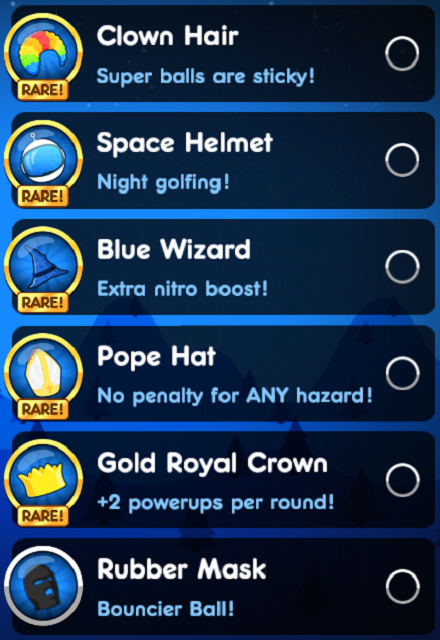 Super Stickman Golf Cosmetic Upgrades