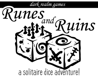Runes and Ruins   - A solo dungeon crawler dice game 