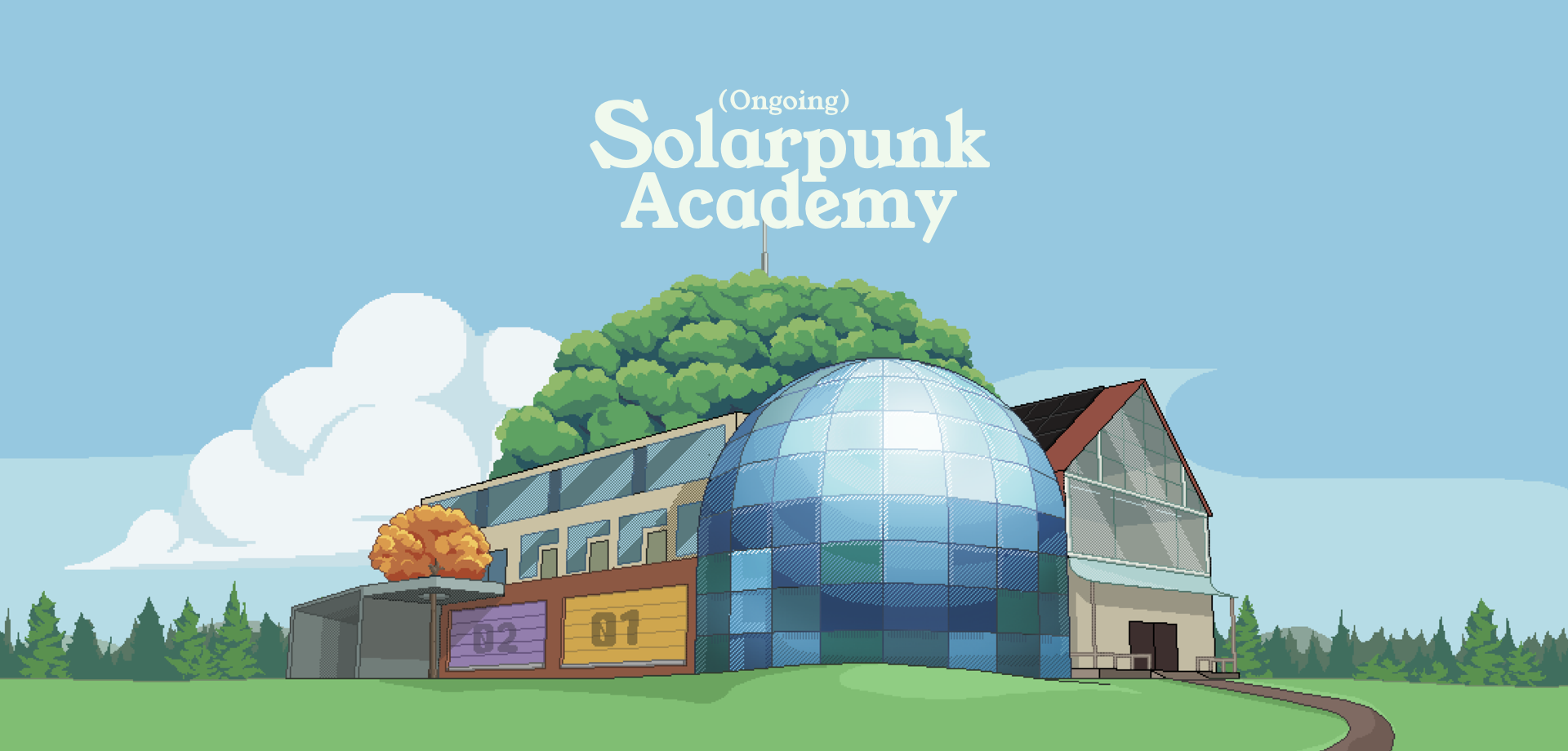 Solarpunk Academy by Nicky Du
