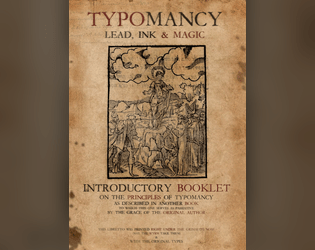 Typomancy - Introductory Booklet