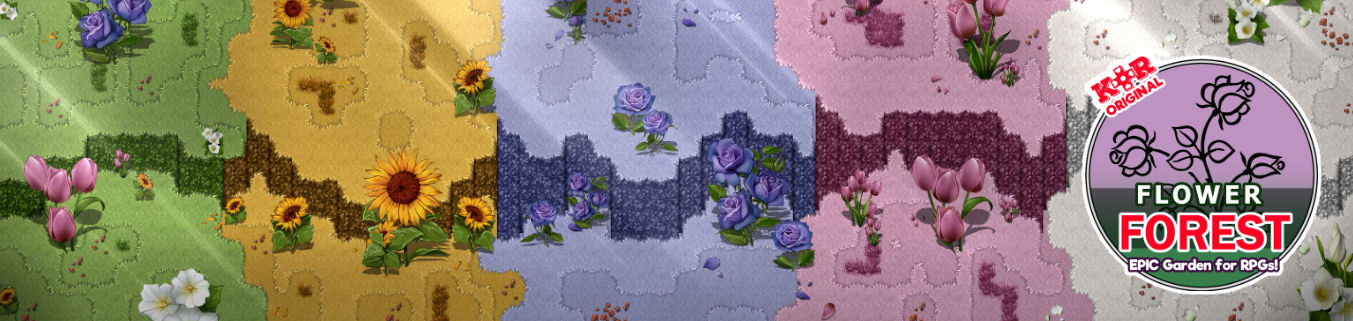 KR Flower Forest Tileset for RPGs