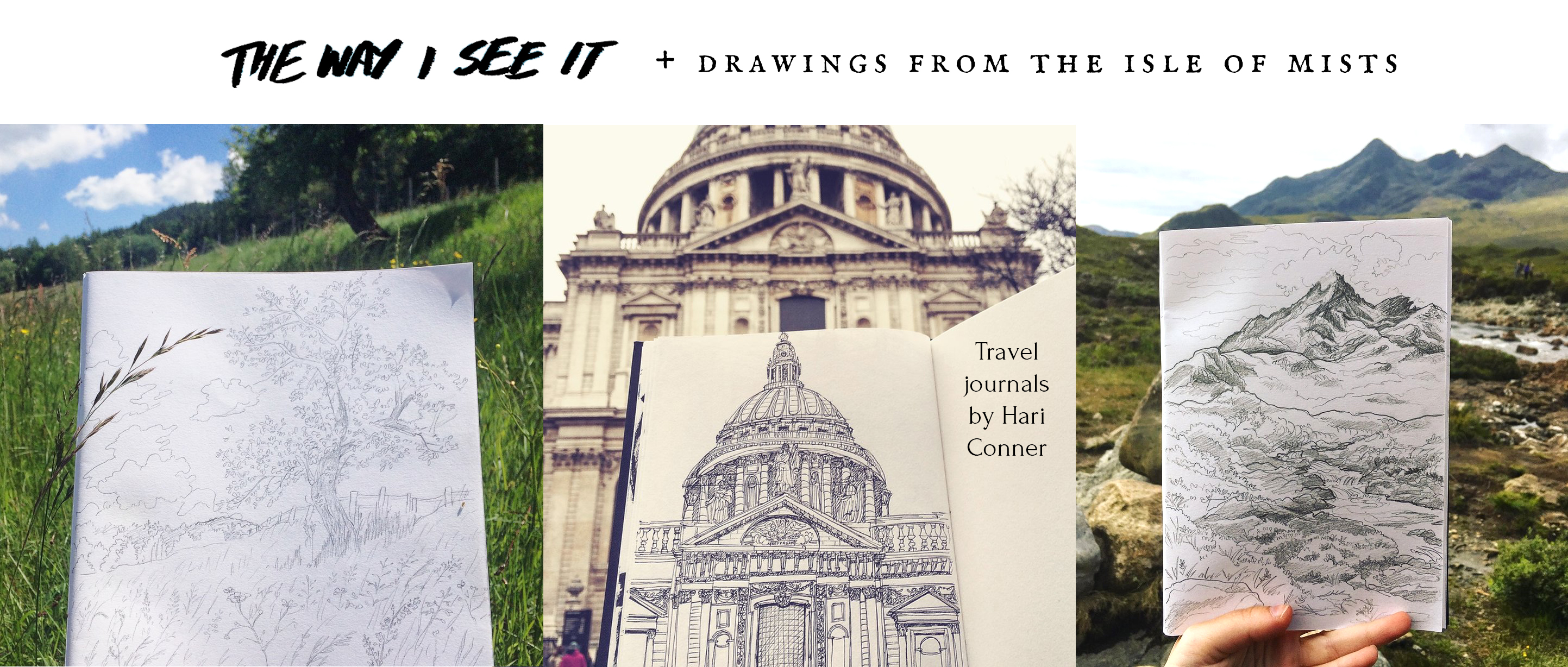 The Way I See It - artist travel sketchbooks