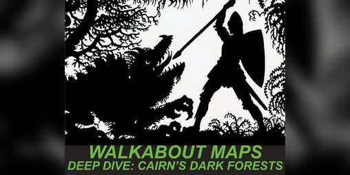 Cover image for WALKABOUT MAPS: Cairn's Dark Forests