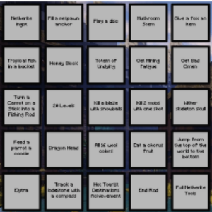 Minecraft Bingo+