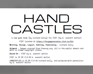 HANDCASTLES (basebuilding for FIST)   - A basebuilding strategy layer for FIST. 