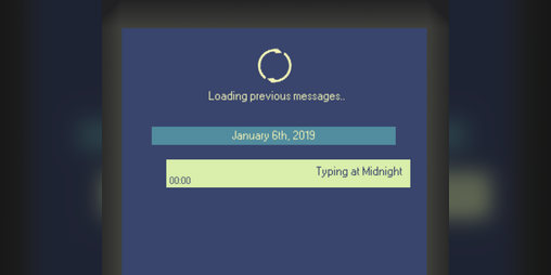 Cover image for Typing at Midnight