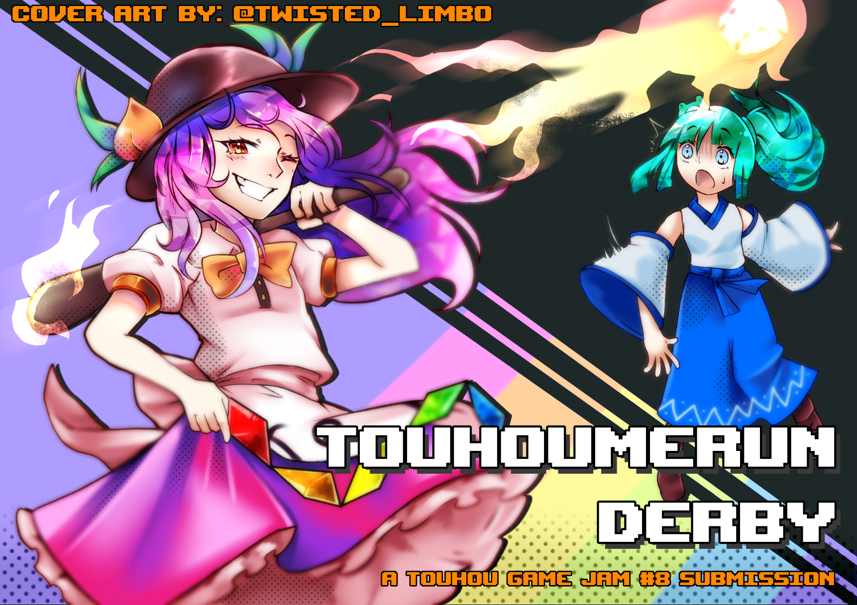 Touhoumerun Derby: Tenshi's Danmaku Dreamteam