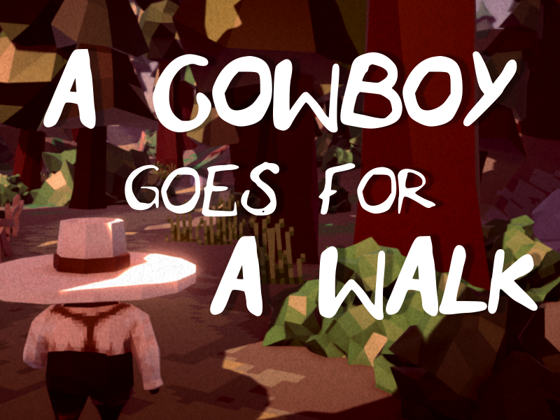 A Cowboy Goes for a Walk