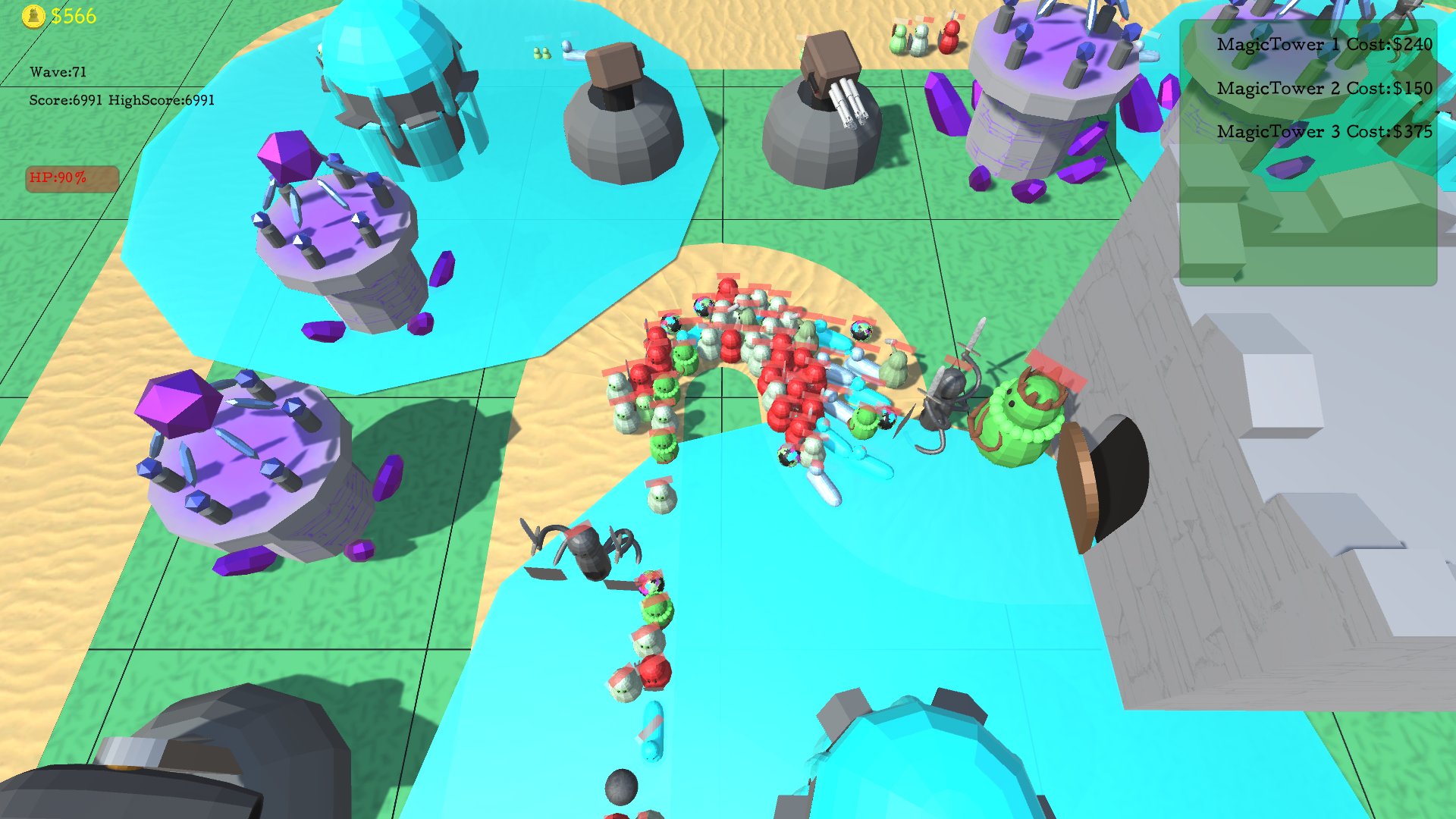 Blobby Towers