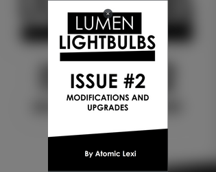 LUMEN LIGHTBULBS Issue #2   - Second issue of small LUMEN design guides! 