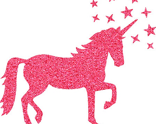 Licorne et paillettes