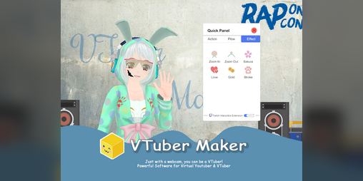 Cover image for Virtual Effect For VTuber | Twitch Extensions