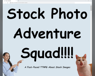 Stock Photo Adventure Squad!!!   - A Fast-Paced TTRPG About Stock Images 