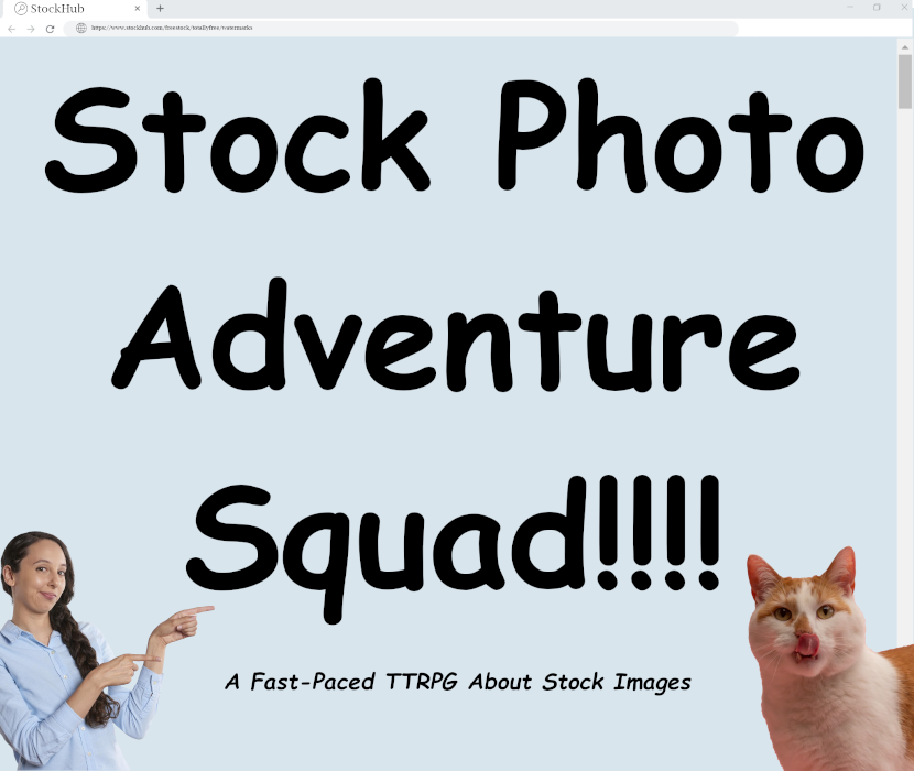 Cover image for Stock Photo Adventure Squad!!!