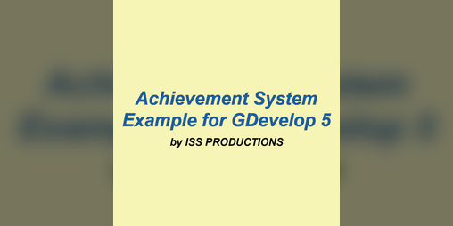 Cover image for ACHIEVEMENT SYSTEM