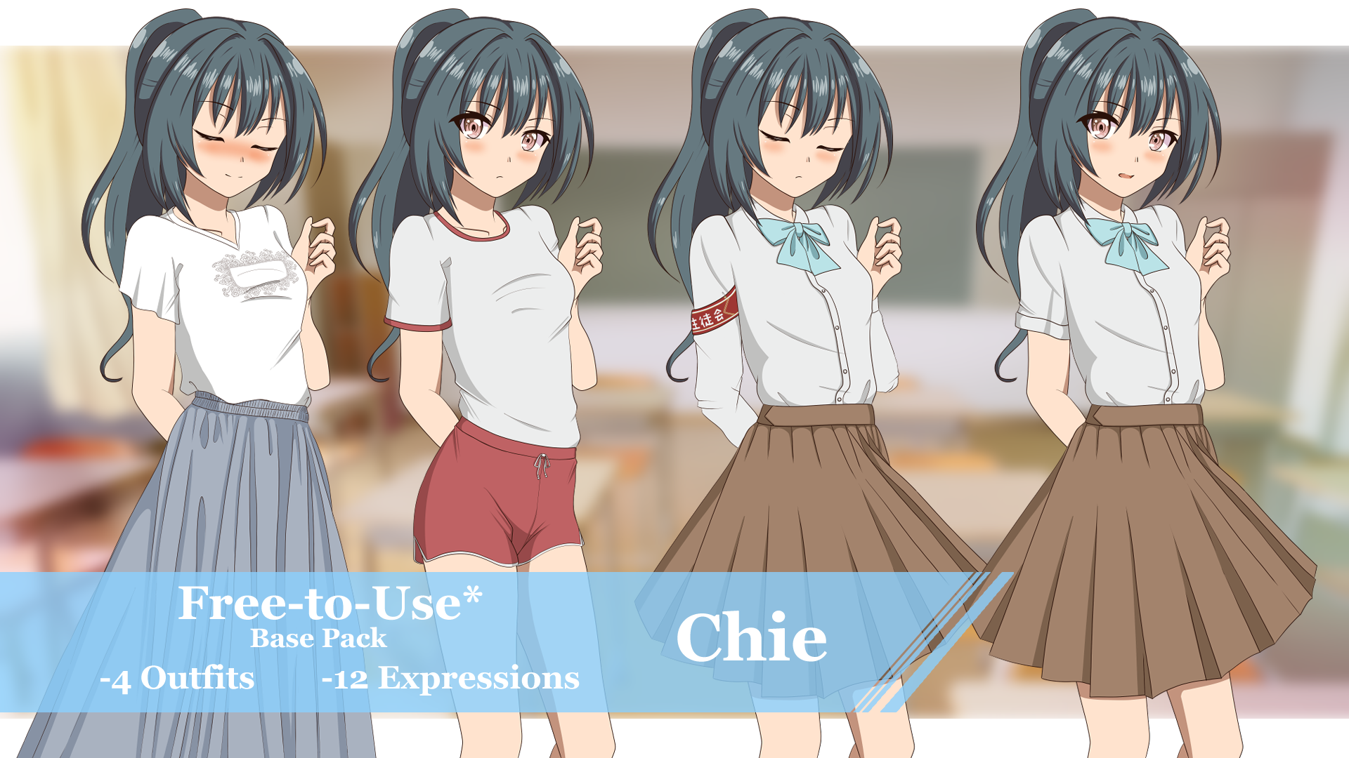 Chie - Free* Character Sprite by NoranekoGames