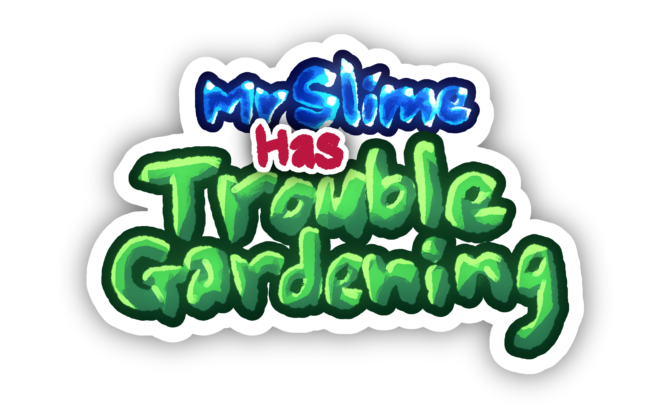 Mr Slime has Trouble Gardening!