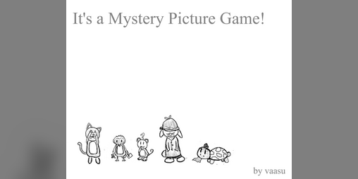 Cover image for It's a Mystery Picture Game!