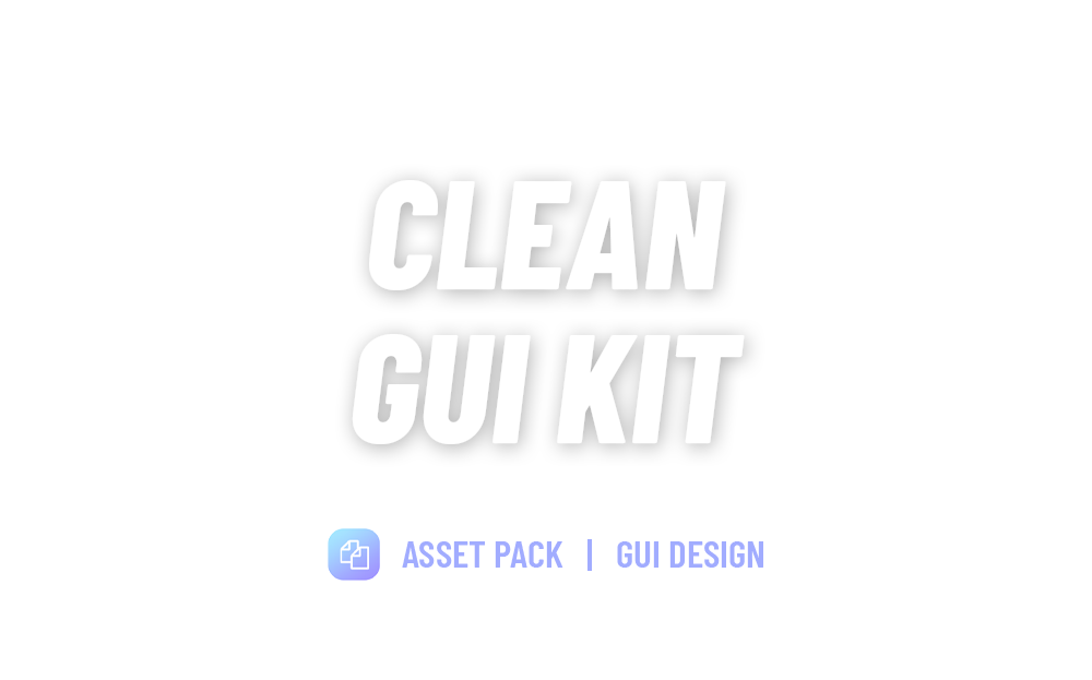 Clean RenPy GUI Kit - Asset pack
