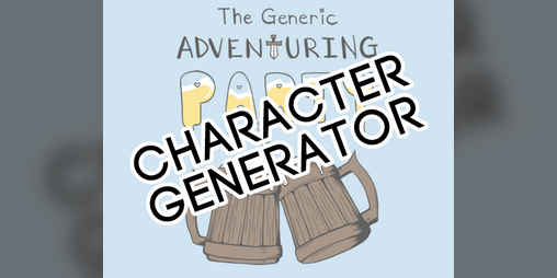 Cover image for The Generic Adventuring Party Game - Character Generator