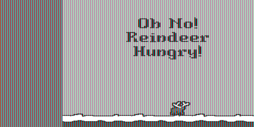 Cover image for Oh no! Reindeer Hungry!