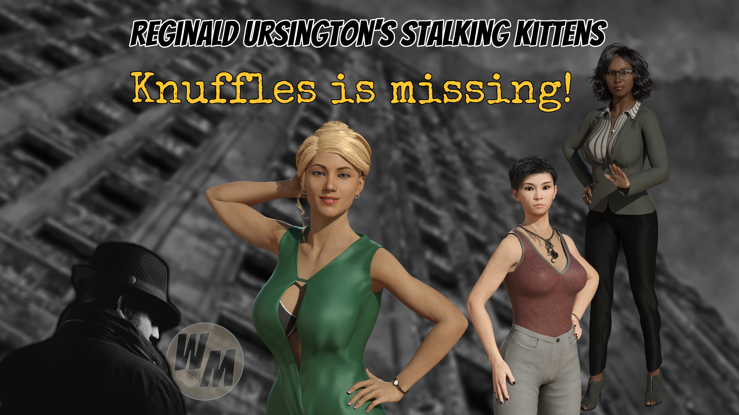 Reginald Ursington's Stalking Kittens - Knuffles is missing!