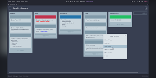 Cover image for G-Kanban (Project/Task Management in Godot)