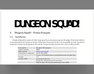 DungeonSquad! JDR Version française  