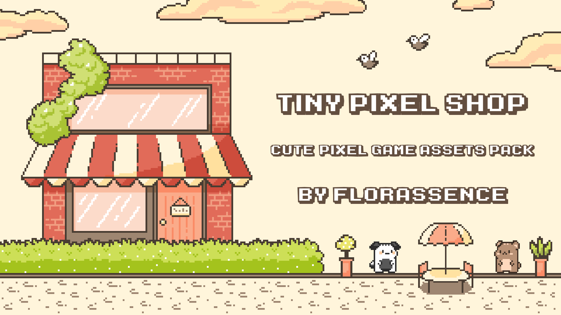 Tiny Pixel Shop - Game Assets [Free+Premium]