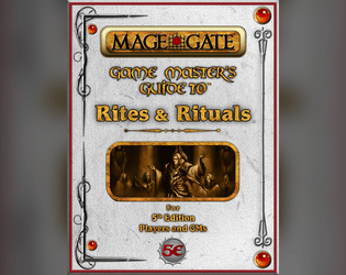 Game Master's Guide to Rites and Rituals  