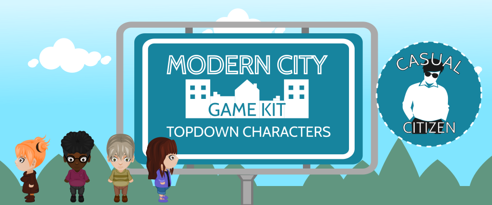 Modern City - Game Kit - Casual Citizen Characters