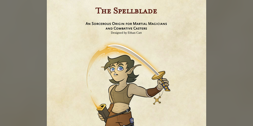 Cover image for Sorcerer Subclass - The Spellblade (D&D 5e)