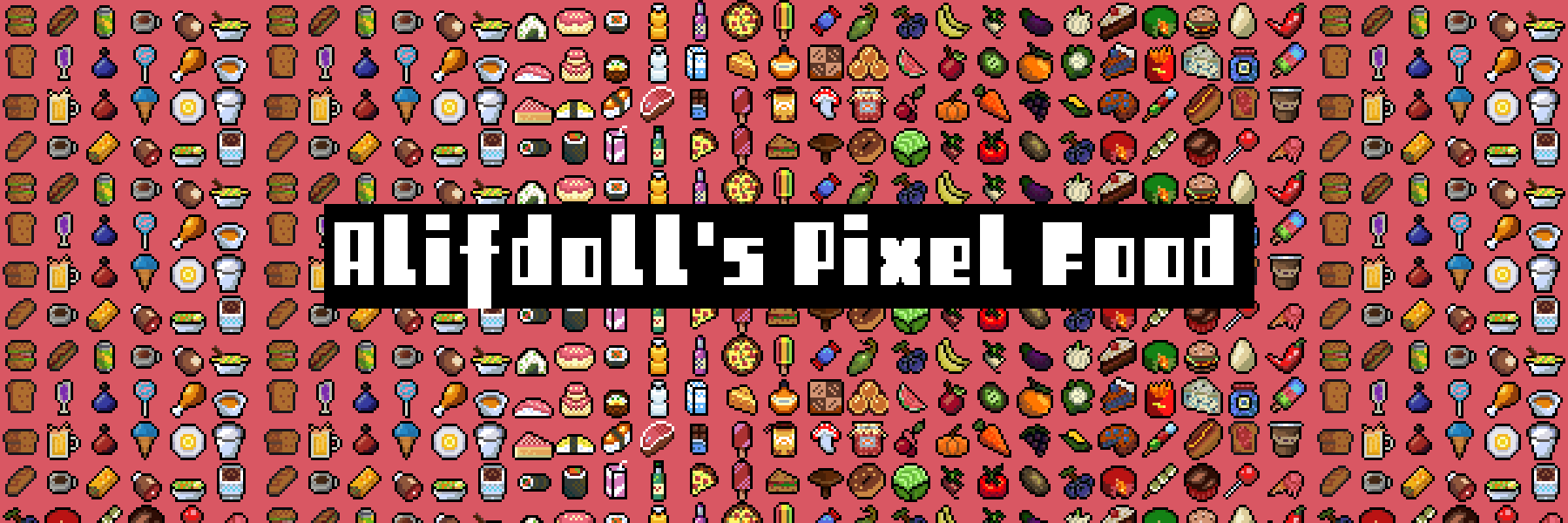 Pixel Food and Beverages Asset