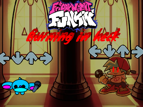 Friday Night Funkin' Burning in hell
