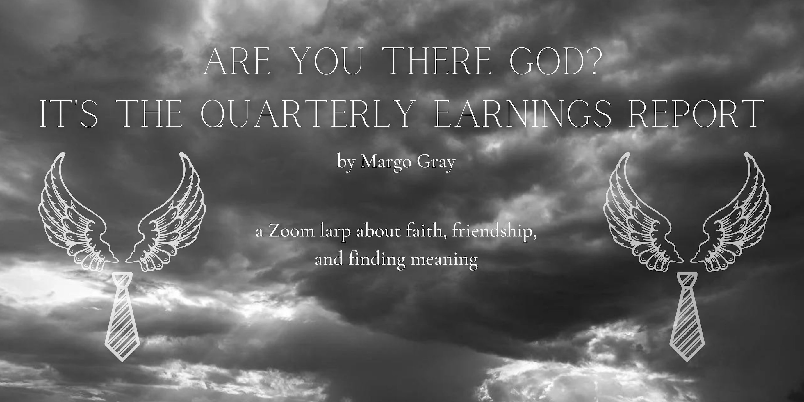 Are you there God? It's the quarterly earnings report