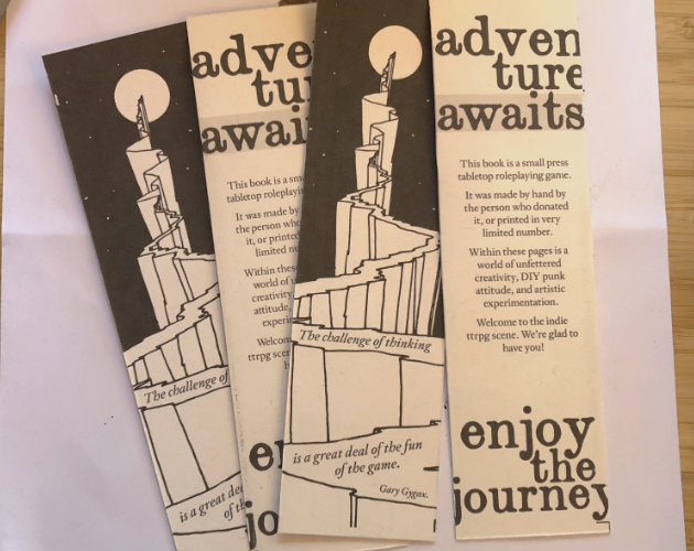 Cover image for rpg donate bookmark