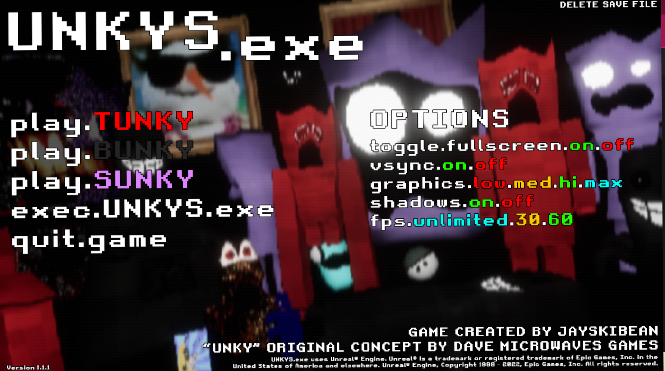 PC / Computer - Sunky the Game (Part 1) - Title Screen - The