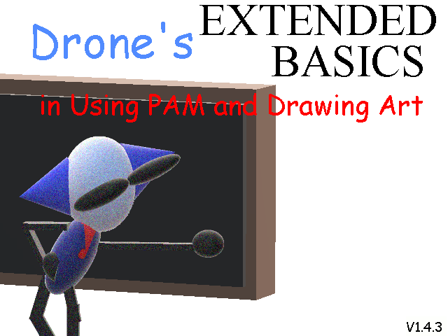 Cover image for Drone's Extended Basics in Using PAM and Making Art! (baldi's basics mod)