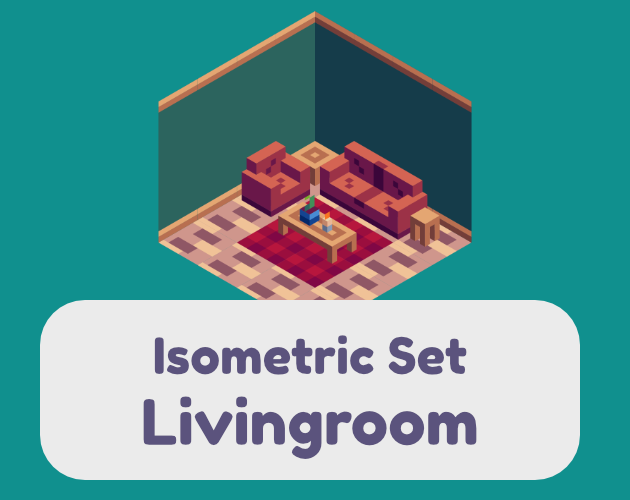 Isometric Set: Livingroom